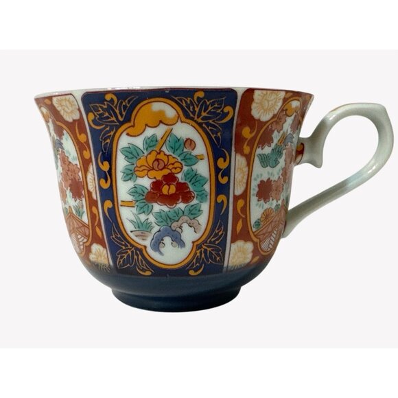 Unknown Other - Vintage Japanese Imari Ware Porcelain Decorative Tea Cup Intricate Floral Design